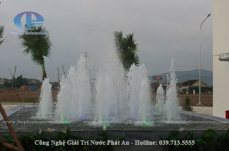 Đài phun nước tại KCN WHA Hemaraj – Nghệ An