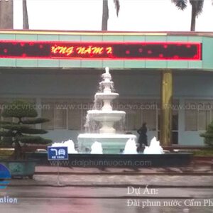 Thi công đài phun nước Bệnh Viện Việt Tiệp Hải Phòng 19