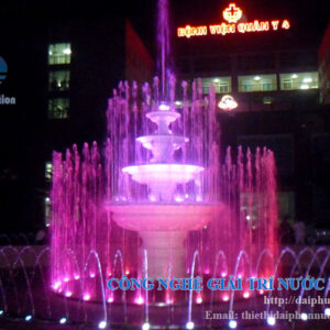 Thi công nhạc nước bệnh viện Quân Y4 Vinh Nghệ An 12