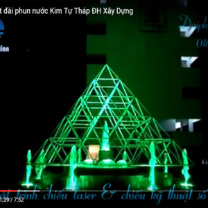 Thi công đài phun nước Đại Học Xây Dựng Hà Nội 15