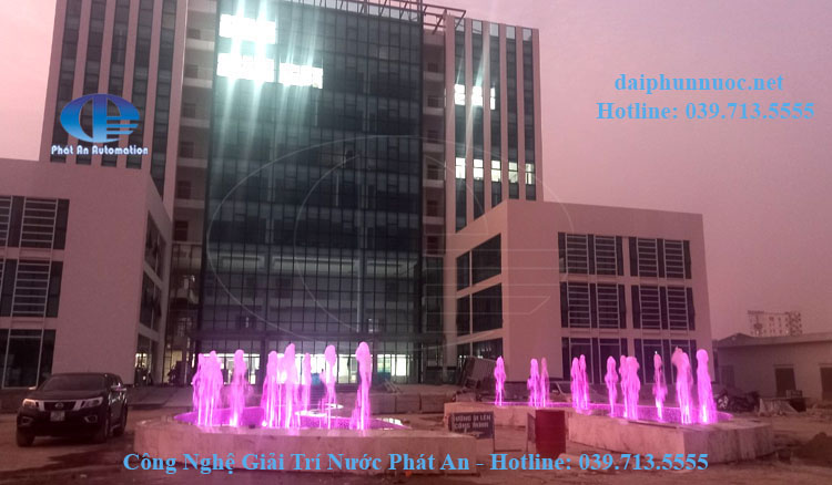 Thi công đài phun nước ngô quyền hải phòng 6