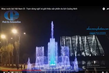 Thiết kế thi công nhạc nước – Khu du lịch Quang Ninh Gate