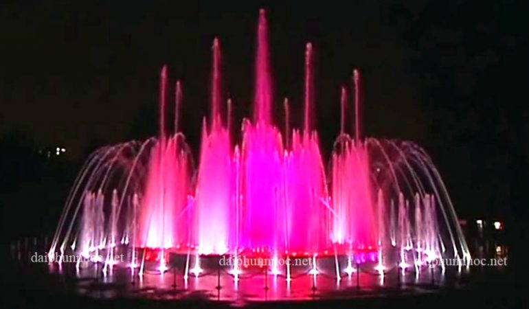 Nhạc nước quảng trường nghệ thuật ấn tượng nhất