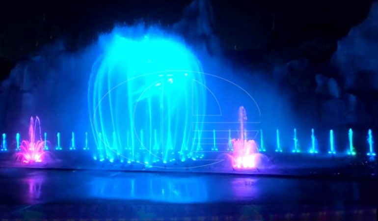 Đài phun nước lập trình nghệ thuật – Sân khấu tuyệt vời cho không gian cảnh quan