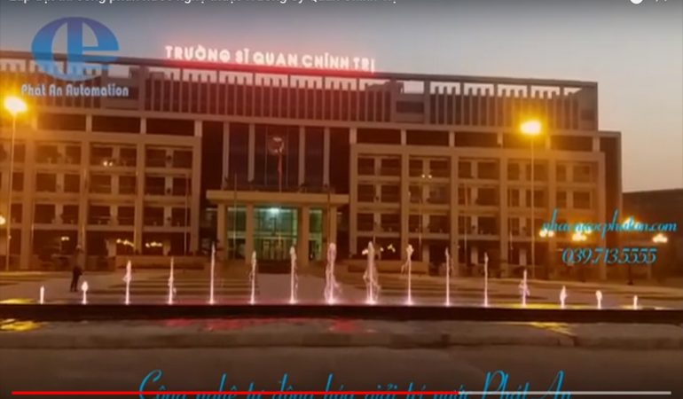 Đài phun nước Trường Đại học Chính trị
