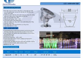 Đèn Led chìm đài phun nước tôt nhất