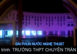 Đài phun Trường THPT Chuyên Trần Phú Hải Phòng