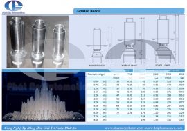 Vòi phun nước Aerated nozzle chất lượng